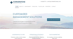 Desktop Screenshot of cornerstoneseniorlivingllc.com